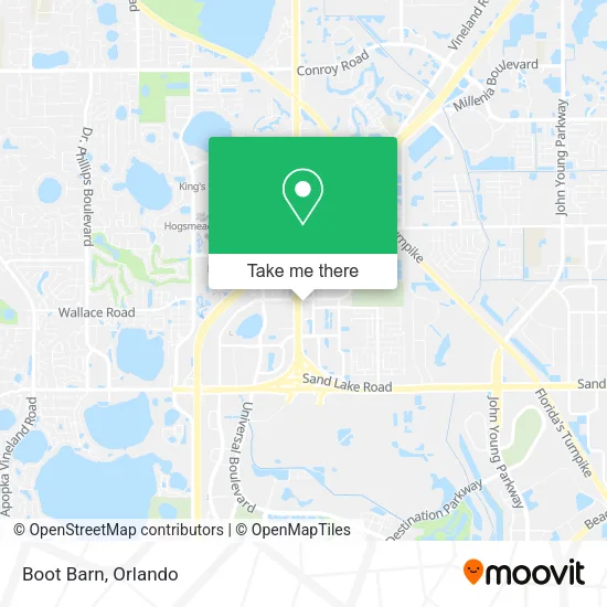 Mapa de Boot Barn