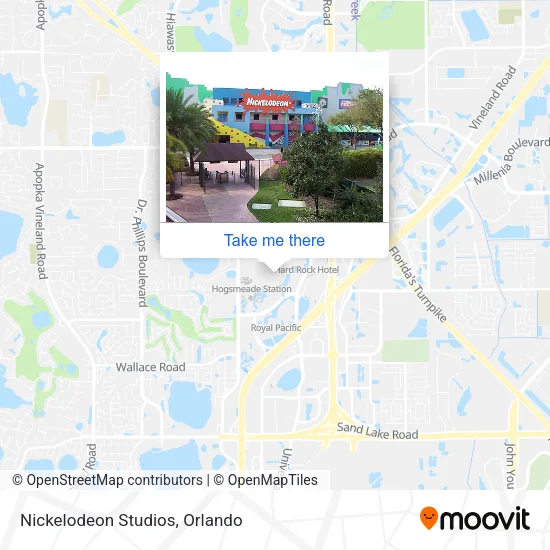 Mapa de Nickelodeon Studios