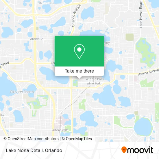 Lake Nona Detail map