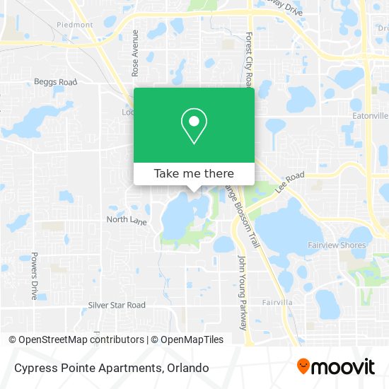 Cypress Pointe Apartments map