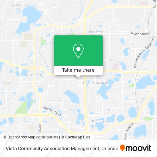 Vista Community Association Management map