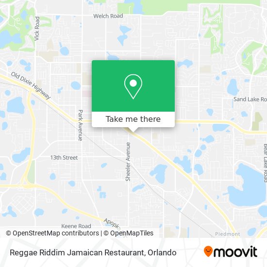 Reggae Riddim Jamaican Restaurant map