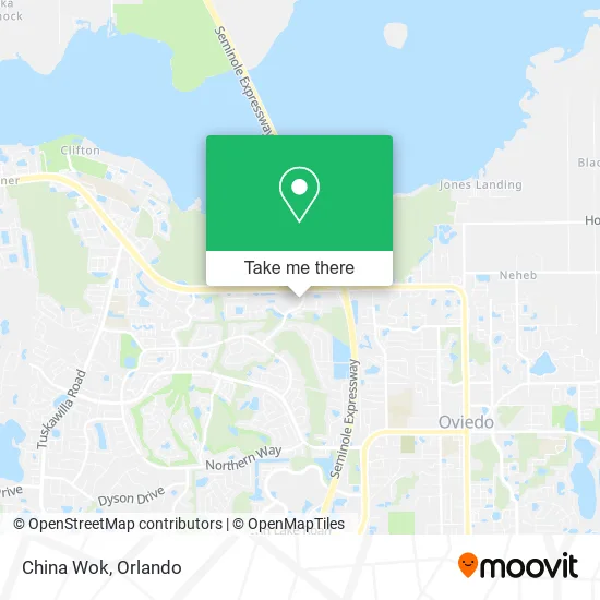China Wok map