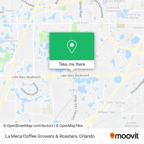 Mapa de La Meca Coffee Growers & Roasters