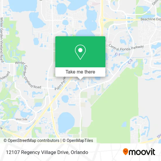 Mapa de 12107 Regency Village Drive