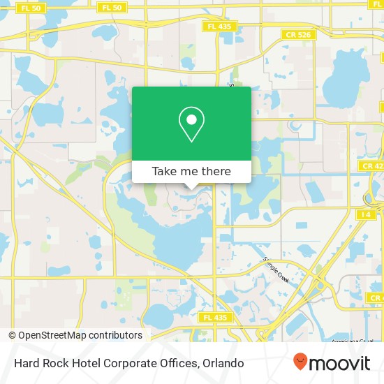 Hard Rock Hotel Corporate Offices map