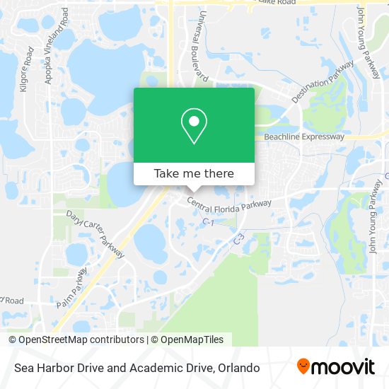 Sea Harbor Drive and Academic Drive map