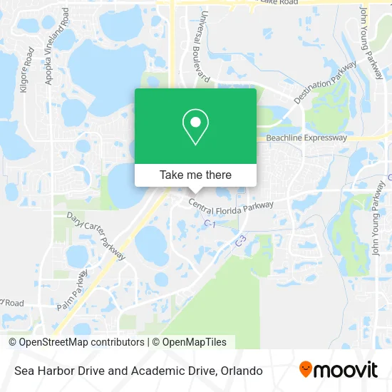 Mapa de Sea Harbor Drive and Academic Drive