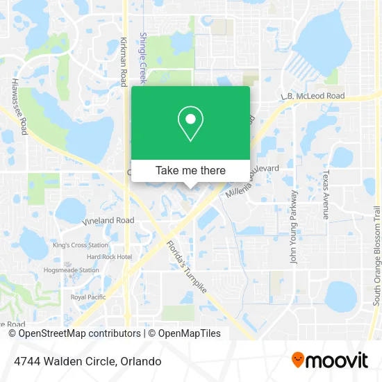 Mapa de 4744 Walden Circle