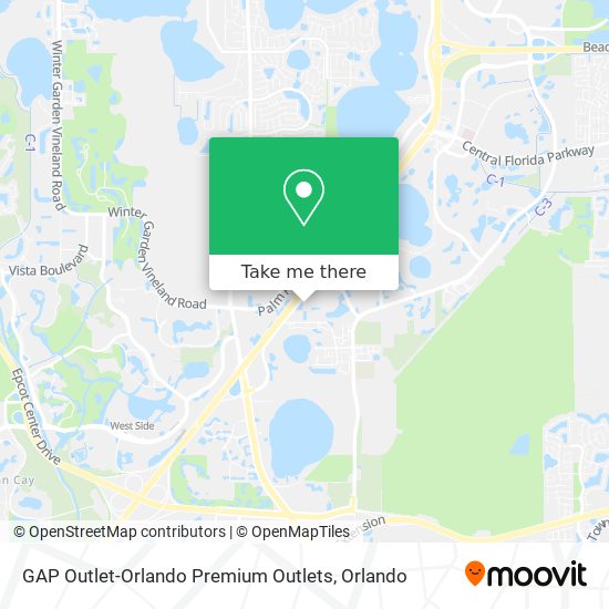 Como é a loja da GAP outlet em Orlando