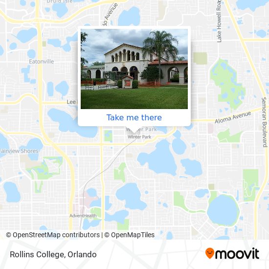 Rollins College map