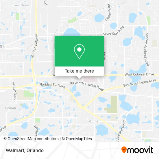 Mapa de Walmart