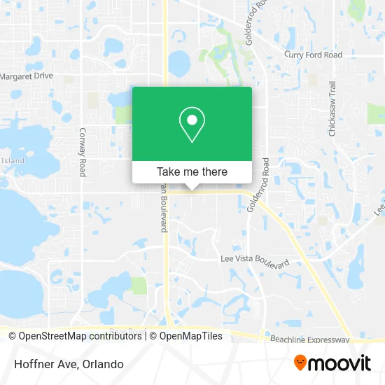 Mapa de Hoffner Ave