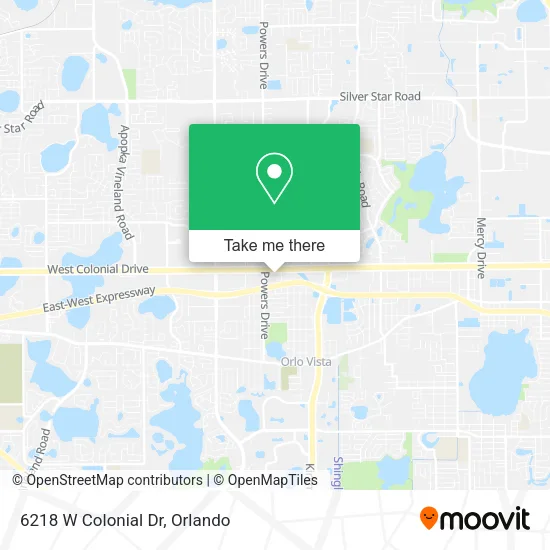 6218 W Colonial Dr map