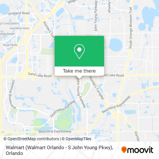 Walmart (Walmart Orlando - S John Young Pkwy) map