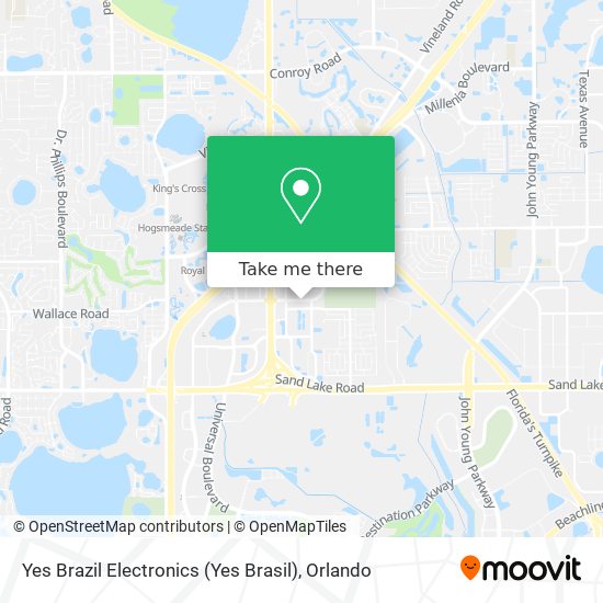 Yes Brazil Electronics (Yes Brasil) map