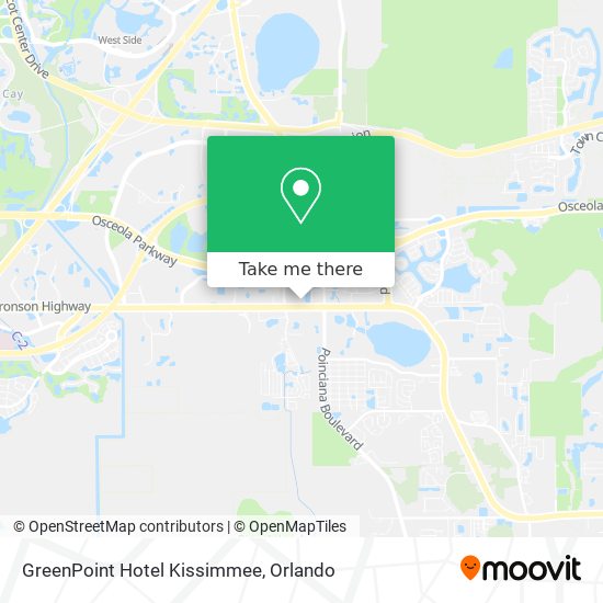 Mapa de GreenPoint Hotel Kissimmee