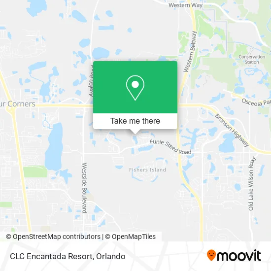 CLC Encantada Resort map