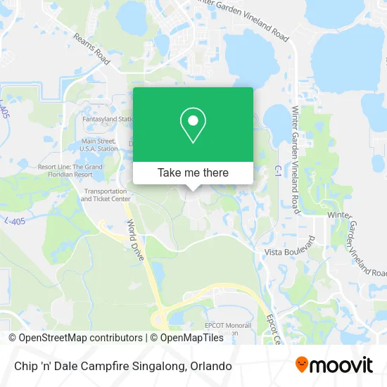 Chip 'n' Dale Campfire Singalong map
