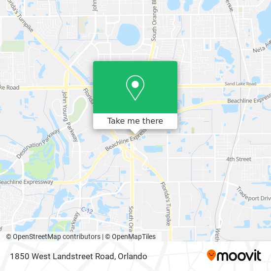 1850 West Landstreet Road map