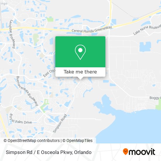 Simpson Rd / E Osceola Pkwy map