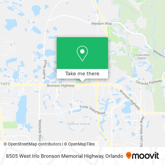 8505 West Irlo Bronson Memorial Highway map