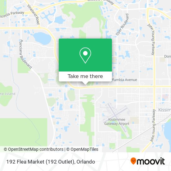192 Flea Market (192 Outlet) map