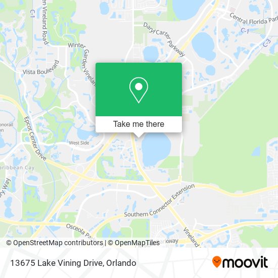 13675 Lake Vining Drive map