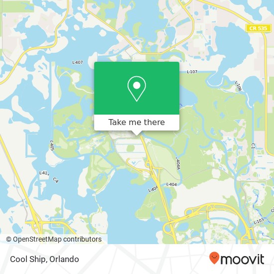 Cool Ship, 1180 Seven Seas Dr Orlando, FL 32830 map