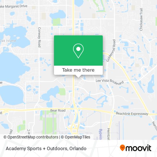 Mapa de Academy Sports + Outdoors