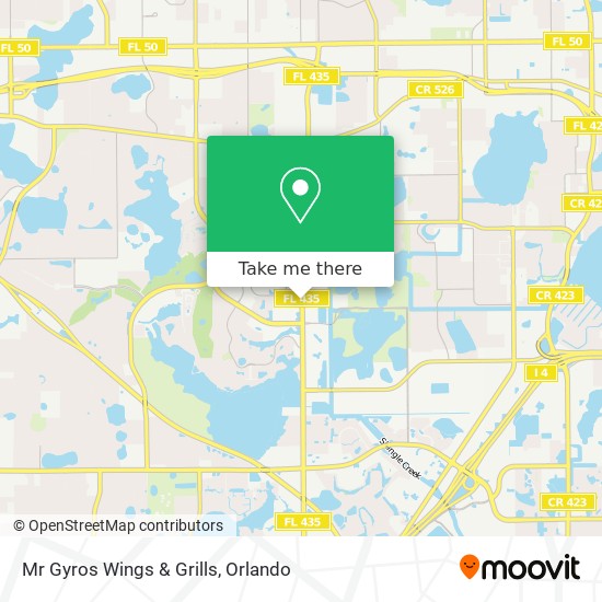 Mr Gyros Wings & Grills map