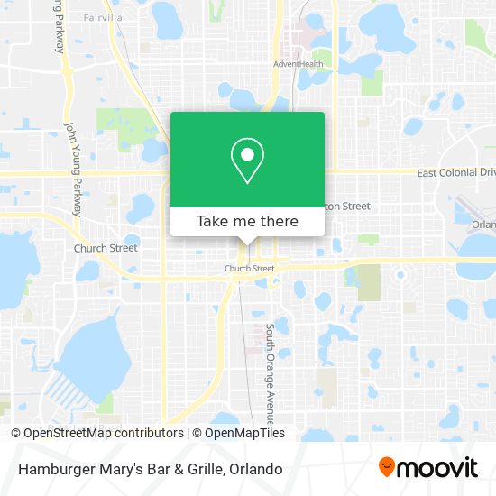 Hamburger Mary's Bar & Grille map