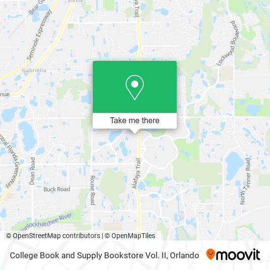 College Book and Supply Bookstore Vol. II map