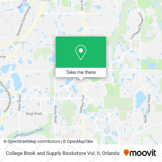 College Book and Supply Bookstore Vol. II map