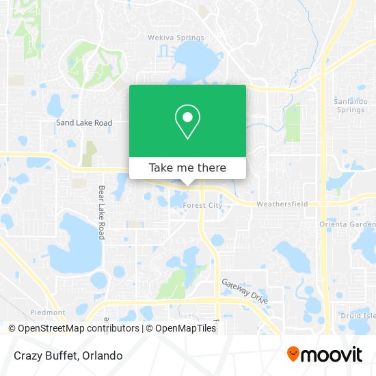 Mapa de Crazy Buffet