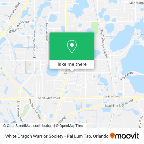 Mapa de White Dragon Warrior Society - Pai Lum Tao
