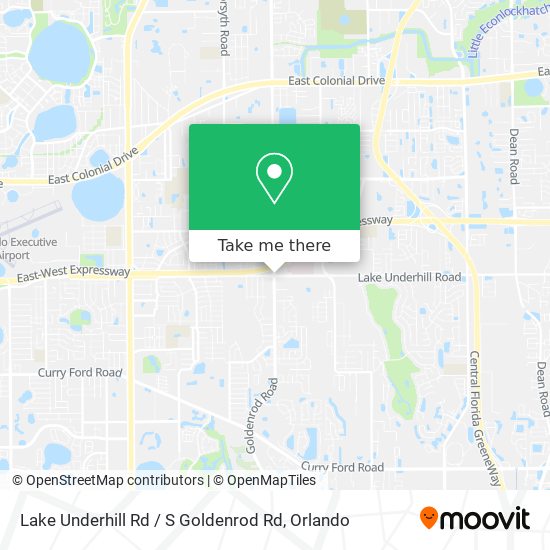 Mapa de Lake Underhill Rd / S Goldenrod Rd