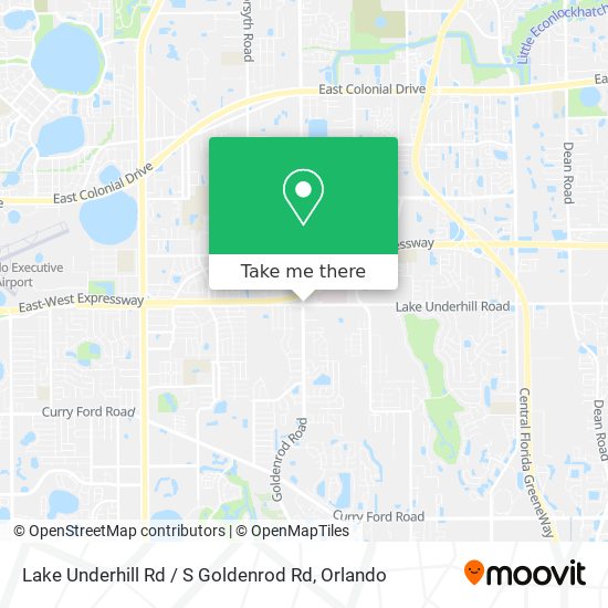 Lake Underhill Rd / S Goldenrod Rd map