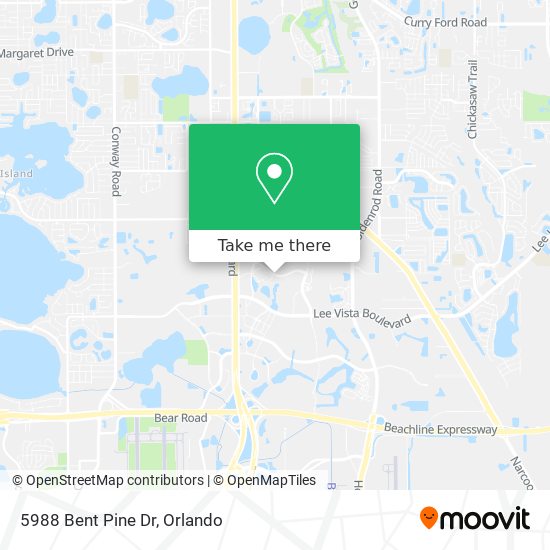 Mapa de 5988 Bent Pine Dr