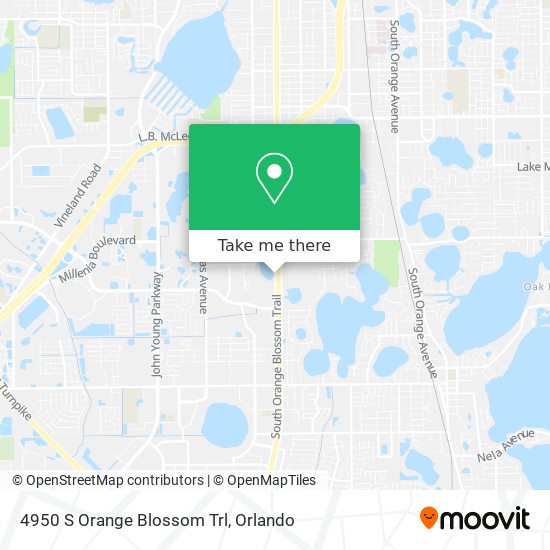 4950 S Orange Blossom Trl map