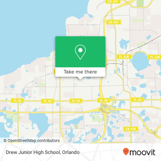 Mapa de Drew Junior High School