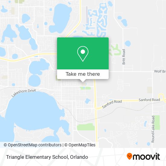 Triangle Elementary School map