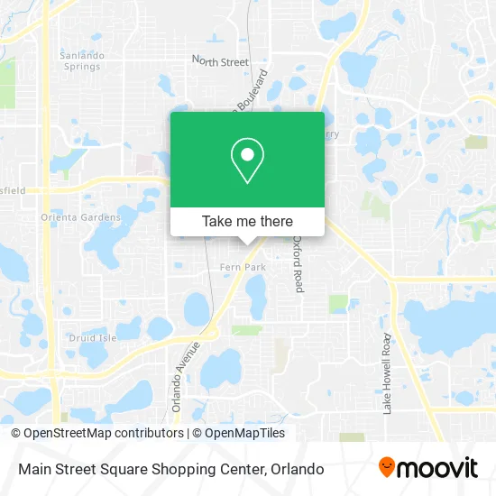Main Street Square Shopping Center map