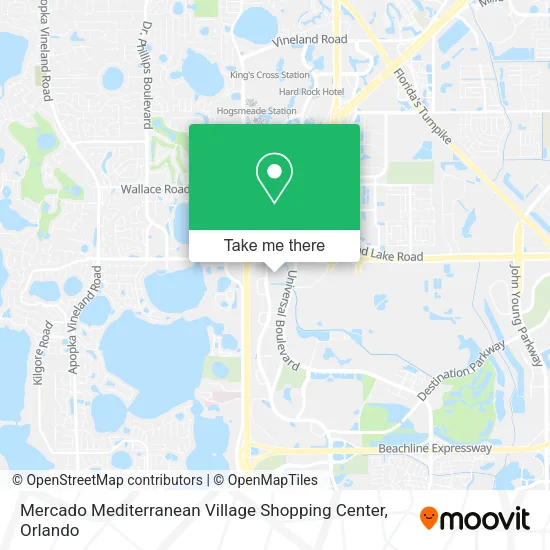 Mercado Mediterranean Village Shopping Center map