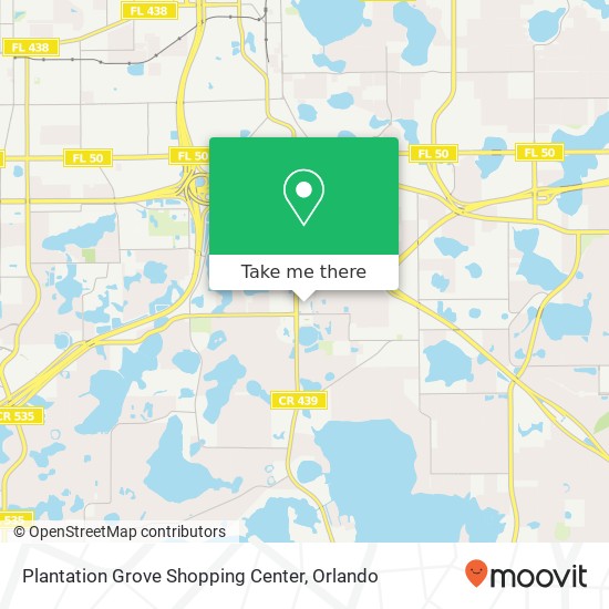 Plantation Grove Shopping Center map