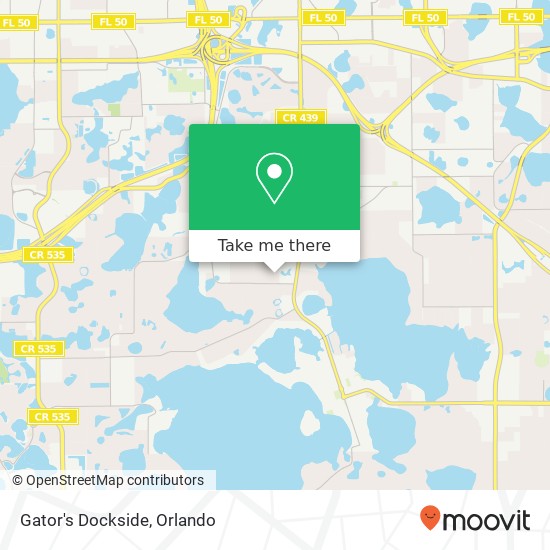 Mapa de Gator's Dockside