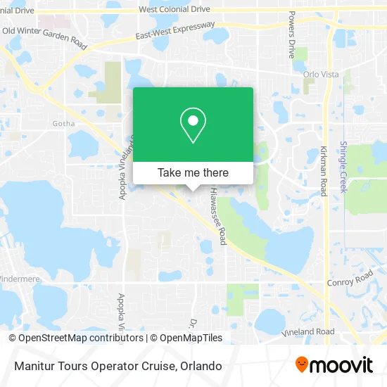 Manitur Tours Operator Cruise map