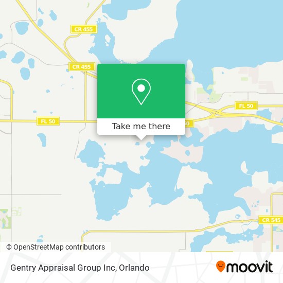 Gentry Appraisal Group Inc map