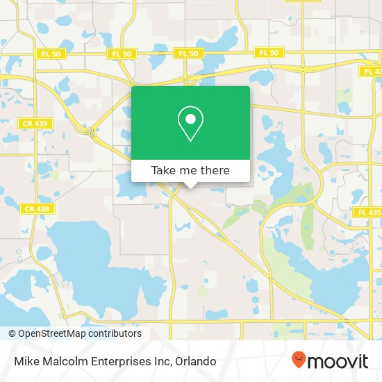 Mike Malcolm Enterprises Inc map