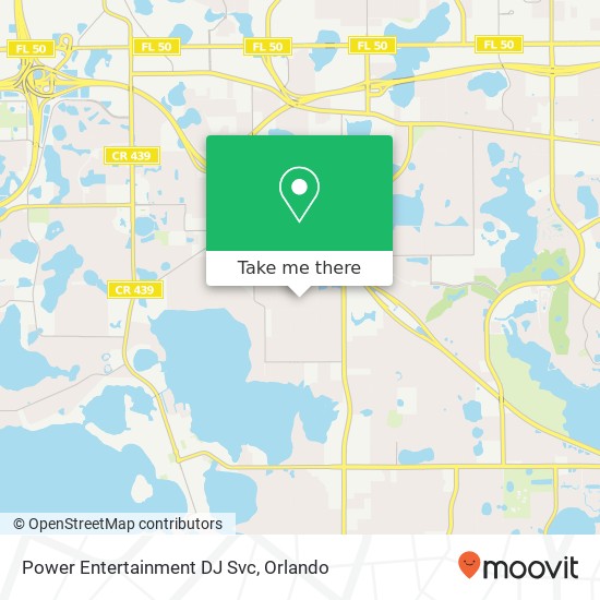 Power Entertainment DJ Svc map